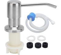 Kit de pompe à savon, évier de cuisine en acier inoxydable 304, distributeur de liquide intégré avec tube de rallonge