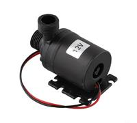 Kit de pompe de circulation solaire 12 V 24 V pour systèmes solaires thermiques avec moteur sans balais et fonctionnement silencieux de 30 dB à 1 mètre (12 V)