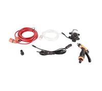 Kit de Pompe de Lavage Portable pour Nettoyeur Haute Pression 12 V, Laveuse de Voiture électrique Haute Pression 80 W 130 PSI, Réglage de la Pression, Machine de Nettoyage de