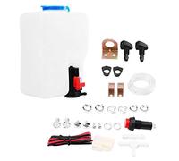 Kit de pompe de lave-glace universel, Kit de réservoir de Bouteille de Pompe de Pare-Brise Universel Outils de Nettoyage de Pare-Brise 12V 1.2LTR pour Voitures Classiques 110943769329 SI-A0197
