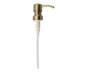 Kit de pompe de rechange en métal pour distributeurs de savon liquide et lotion avec action de distribution fluide et construction (doré)