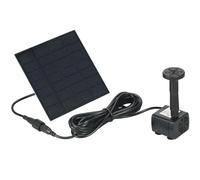 Kit de pompe fontaine solaire 1 pièce avec panneaux solaires individuels for bain d'oiseaux, étang extérieur, cour, jardin et aquarium