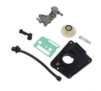 Kit de pompe pour système d'entraînement d'huile avec engrenage à vis sans fin et tuyau d'huile pour tronçonneuses chinoises 4500 5800 45CC 52CC 58CC Modèles compatibles (pompe à huile (5 ensembles)