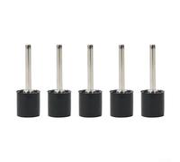 Kit de ponçage de tambour mandrin en caoutchouc, lot de 5 pièces pour outils rotatifs, tige de 1/8" (3,17 mm), tête en caoutchouc antidérapant, utilisation professionnelle et domestique (12,7 mm)
