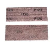 Kit de ponçage for cloisons sèches, feuilles abrasives, bandes abrasives auto-agrippantes, ponçage sans poussière, ponceuse orbitale(100grit)