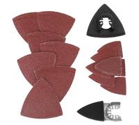 Kit de ponçage multi-outils oscillants 82 pièces tampons de sable durables de qualité supérieure pour Fein bois plastique métal mou meulage acier au carbone