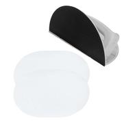 Kit de ponçage mural avec outil multifonction en demi-cercle pour papier abrasif d'angle et disques abrasifs autocollants - Pour le travail d'étanchéité de plâtre, le polissage du bois, les travaux de