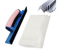 Kit de ponceuse de détail - Outil de ponçage manuel autocollant à 50 grains | Ponceuse multifonction compacte pour le travail du bois, la réparation de meubles, les projets d'artisanat, le lissage des
