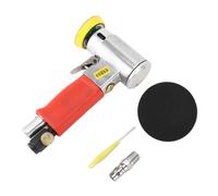 Kit de ponceuse orbitale aléatoire mini 2 pouces et 3 pouces, ponceuse polisseuse pneumatique à grande vitesse, outil à air comprimé à réglage continu de la vitesse pour le