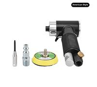 Kit de Ponceuse Pneumatique 2 Pouces, Polisseuse Orbitale 12000rpm, Conception Coude, Pression 0,6-0,8MPA - Performances Stables, Idéal pour Ponçage Carrosserie et Polissage (Style américain)