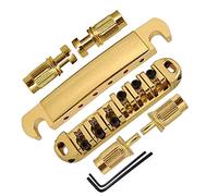 Kit de pont de remplacement pour guitares à chevalet de selle pratique, selle à roulettes avec goujons, installation facile pour cordier à roulettes Les-Paul avec kit de remplacement de guitare à