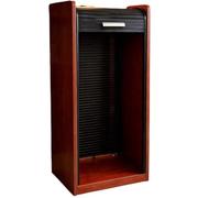 Kit de porte à lamelles pour volet roulant, Porte de volet roulant tambour d'armoire d'ABS avec la voie et poignée multicolores tailles multiples(33x40in(84x102cm))