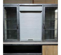 Kit de porte à lamelles Roll, Kit de porte d'armoire à enroulement tambour, for armoire cuisine RV, plusieurs tailles(40x26in/102x66cm)