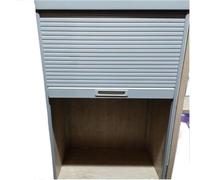 Kit de porte à lamelles Roll, Kit de porte tambour avec rail plusieurs tailles for rage et vestiaires(40.6x96.5cm/16x38in)