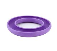 Kit de porte-bobines à bobine rond de silicone Beufee, machine à coudre des clips d'économie de bague d'organisateur pour les fournitures quotidiennes (violet)