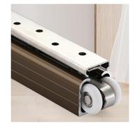 Kit de porte coulissante invisible personnalisable, système de porte de poche caché pour usage intérieur, montage mural au plafond, solution de dérivation à deux volets