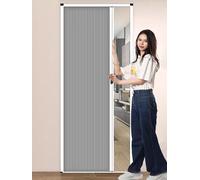 Kit de porte coulissante pliante pour intérieur peu encombrant avec système de cadre pour tailles personnalisées