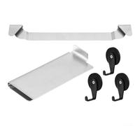 Kit de porte de graisse arrière 5188, pour friteuse plate, ustensiles de barbecue en acier inoxydable, compatible avec plusieurs types de grils, cuisine extérieure et utilisation commerciale