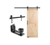 VEVOR Kit de porte de grange et quincaillerie 762 x 2133,6 mm en bois d'épicéa