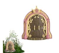 Kit de porte de jardin féérique - Accessoires magiques de fées, portes miniatures fantaisistes | Finition multicolore et résistante aux intempéries, charmante collection de portes esthétiques pour