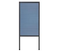 Kit de porte de placard coulissante pliante en nid d'abeille avec cadre pour armoire, armoire à chaussures et armoires murales, installation facile (bleu, 110 x 120 cm)