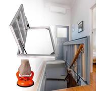 Kit de porte d'entrée invisible, trappe de sous-sol dissimulée avec ventouse pour pièce secrète, garage, grenier, cave à vin, ouverture et fermeture faciles