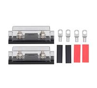 Kit de porte-fusibles en alliage de cuivre, 2 pièces, bloc de fusibles universel étanche 150A 48V pour l'audio de voiture