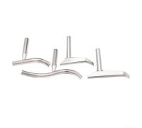 Kit de porte-outils de tour fiable en forme de S, courbure ronde, grand et petit coude droit pour une utilisation sur des tours de trou de 2,5 cm pour aider à tourner et meuler avec précision