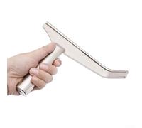 Kit de porte-outils de tour pour trou de 2,5 cm, lot de 4 pièces avec forme de S, courbure ronde, grands et petits supports droits pour tournage et creusement du bois (grand coude droit)