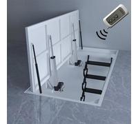 Kit de porte secrète électrique pour pièces cachées, garages et greniers - Solution d'entrée invisible