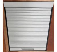 Kit de porte Tambour avec rails de guidage et poignée, portes d'armoire enroulables blanches pour économiser de l'espace, volet roulant coulissant lisse porte de cuisine