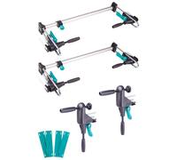 wolfcraft - Kit de Pose de Bloc Porte Pro - Pour Porte de 600 à 1000 mm - 8 pièces - réf. 3676000