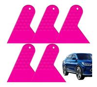 Kit De Pose De Film Teinté Pour Vitres | 5 Pièces Outil Applicateur Anti-Dérapant Pour Automobile - Kit De Film Pour Vitre De Voiture,Pour Maison Meubles Intérieur Véhicule Carrosserie Fêtes Anniversa