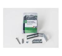 Kit de pose en applique à visser pour menuiseries PVC, bois Pour Isolations De 100 à 160mm