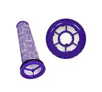 Kit De Post-filtres Et Pré-filtres De Remplacement, Compatible For Dyson, DC41 DC65 DC66 UP13 UP20, Filtre D'aspirateur Multi-sol Et Boule For Animaux(2PCS)
