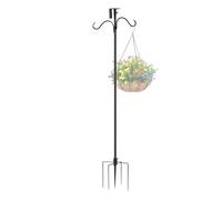 Kit de Poteau d'alimentation pour l'oiseau, 6,33 Pieds de Travail Lourd Post pour Le Montage de birdons, Support extérieur avec Une Construction Robuste résistante à la Rouille, Poteau de Jardin pour