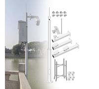 Kit de poteau de caméra de sécurité pour surveillance extérieure, solution de montage pour caméras dôme PTZ CCTV sur colonnes de réverbère