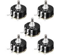 Kit de potentiomètre rotatif - 5 pièces WX112 3 W - Résistances variables enroulées - 100-47 K Ohm