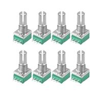 Kit de potentiomètres d'étanchéité for amplificateur d'arbre à 3 broches, RK097 RK097N B1K 5K 10K 20K 50K 100K 500K 15mm, 10 pièces(50K Ohm)