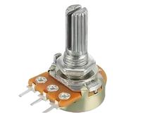 Kit de potentiomètres linéaires WH148, 15mm, 3 broches, avec écrous et rondelles, 1K 2K 5K 10K 20K 50K 100K 200K 250K 500K 1M, 5 pièces(100K Ohm)