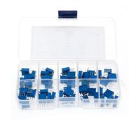 Kit de potentiomètres résistance ajustables multitours 3296 W, 50 pièces/lot, 500R, 1K, 2K, 5K, 10K, 20K, 100K, 200K, 1M Capacitance Meters