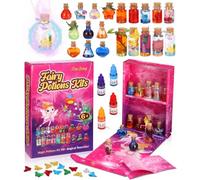 Kit de potion magique DIY avec 20 bouteilles pour enfants à partir de 6 ans | Abreuvoir magique créatif pour magicien, mélange magique et bouteilles magiques, idée de cadeau créative pour anniversaire