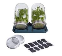 Kit de pots de germination - Kit de pots de germination pour germination de germination - Kit de culture de bourgeons - Kit de germination et de croissance de
