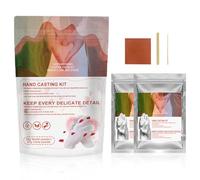 Kit de poudre de moule à main - Kit de moulage à la main 3D pour adultes | Poudre de moulage d'alginate sûre | Sculpture en plâtre DI Y à séchage rapide pour couples, souvenirs de famille, mariage