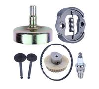 Kit de poulie d'arbre à cames, Courroie de Distribution, Embrayage à 9 Dents, Tambour, adapté au Moteur de Tondeuse à Gazon GX35 HHT35S