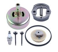 Kit de poulie d'arbre à cames, Courroie de Distribution, Embrayage à 9 Dents, Tambour, adapté au Moteur de Tondeuse à Gazon GX35 HHT35S