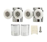 Kit de poulie de porte coulissante de 23 mm |Rouleaux supérieurs et inférieurs pour un mouvement de porte fluide et silencieux |Remplacement de roue facile à installer pour salle