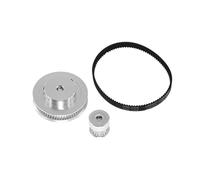 Kit de poulie distribution 4:1 2GT GT2 80:20 dents, rapport réduction 1:4, accessoires for imprimante 3D(20T B5mm-80T B5mm,1.5mm)