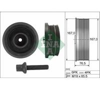 Kit de poulies, vilebrequin INA 544 0082 20 pour BMW 3 (E46) 2 2003-2005