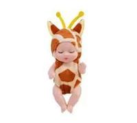 Kit De Poupée Reborn, 6 Pièces, Jouet De Simulation De Princesse, Mini Bébé Endormi Mignon Avec Vêtements, Accessoires, Cadeau D'anniversaire Pour Enfants--Mei Hua L